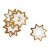 Glass markers stars 12-pack in paper
