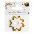 Glass markers stars 12-pack in paper