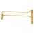 Brass glass rack for mounting 30 cm, 2-pack