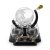 Whiskey carafe Moose 85 cl with 4 glasses and wooden tray