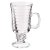 Irish coffee set with glass and glass straws 4-pack