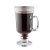 Irish coffee set with glass and glass straws 4-pack