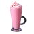 Latte glass - Irish coffee glass in plastic 23 cl Polycarbonate