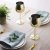 Gold glass wine glass - Cocktail glass in gold 50 cl 2 pcs