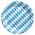 Oktoberfest paper plates 50-pack