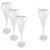 Open Up Champagne glass 21 cl with gold rim 4-pack Chef & Sommelier