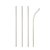 Paper Straws white bendable 100 pcs