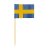 Cocktail stick Swedish flag 50 pcs