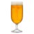 Pilsner plastic beer glass 45 cl