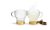 Glass Cup golden band 25 cl 2-pack