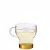 Glass Cup golden band 25 cl 2-pack