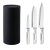 Set of knife block and 3 knives Kita