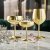 Gold glass champagne glass - Cocktail glass in gold 45 cl