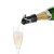 Champagne Stopper with Pourer – Black