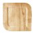 Plates of palm leaves Pure angular 26 cm x 26 cm 25 pcs