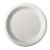 Plates of sugar cane Pure 23 cm 12-pack