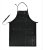 Apron Ziczac black leatherlook