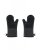 Barbecue mitts Ziczac black leatherlook