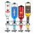Wall Mounted Bottle Dispenser, 4 Bottles