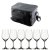 Expert Tasting Set with 6 glasses in a black bag