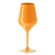 Wine / Cocktail glass orange plastic 47 cl