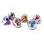 Wine glass markers Skull 6 pcs
