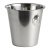Stainless steel wine cooler with handle