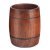 Wood Barrel tumbler glass 35 cl 2-pack