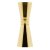 Yukiwa Octagon jigger gold plated 33/45 ml