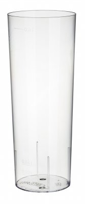 Long drink plastic glass 10-pack