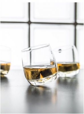 Whiskyglas med rundad botten, 6-pack