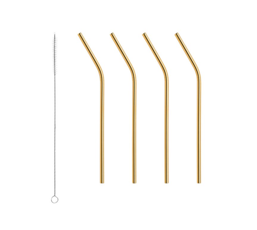 Peak Straw 4-pack incl. cleaning brush