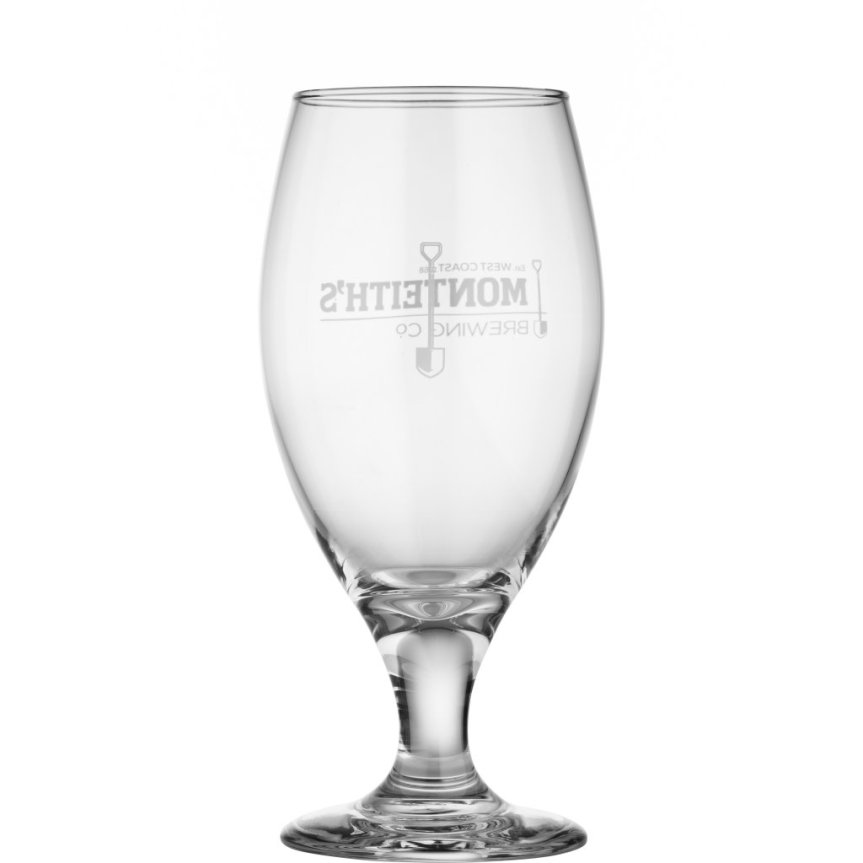 Monteiths beer glass