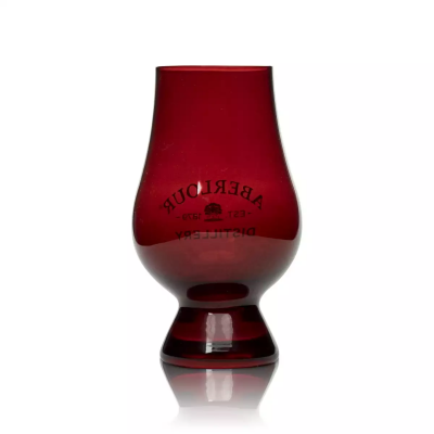 Aberlour red whisky glass Glencairn