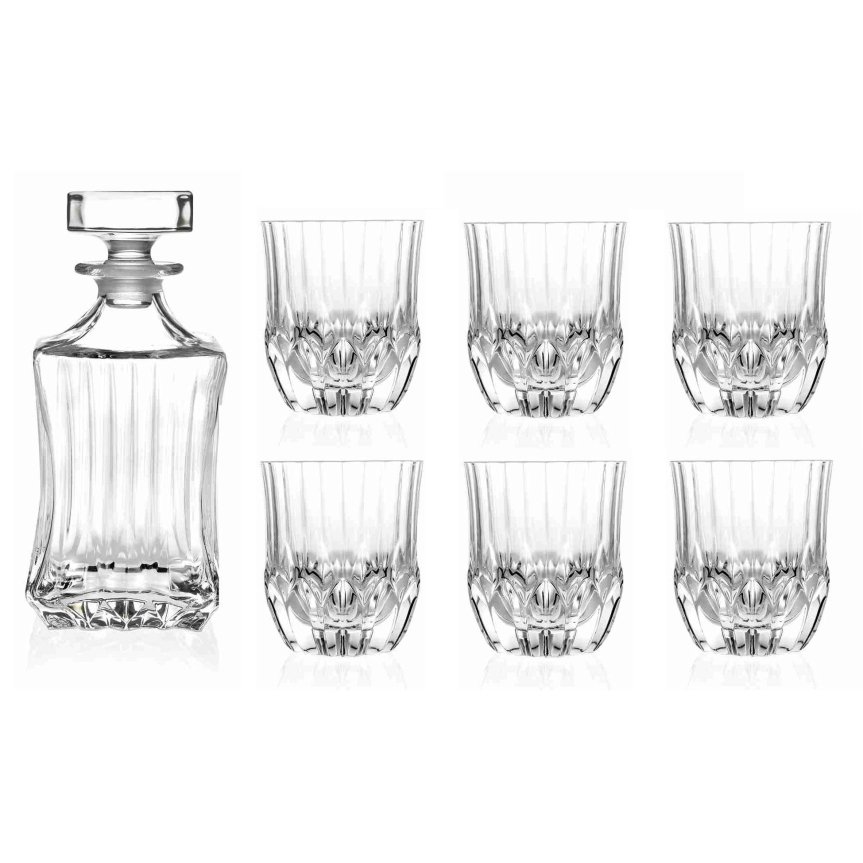 Zoom image of Adagio Set - 6 glasses & 1 Whisky decanter