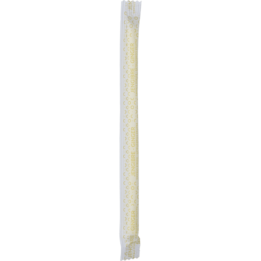 Straws Ginger - eatable 20-pack