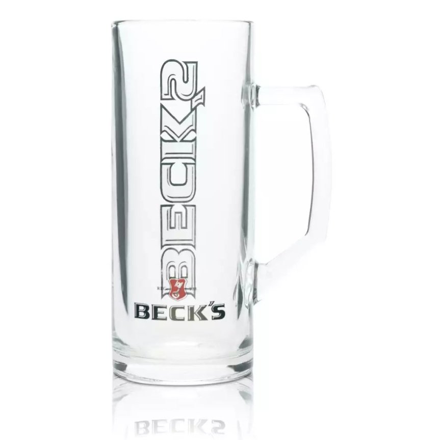 Becks beer tankard 50 cl