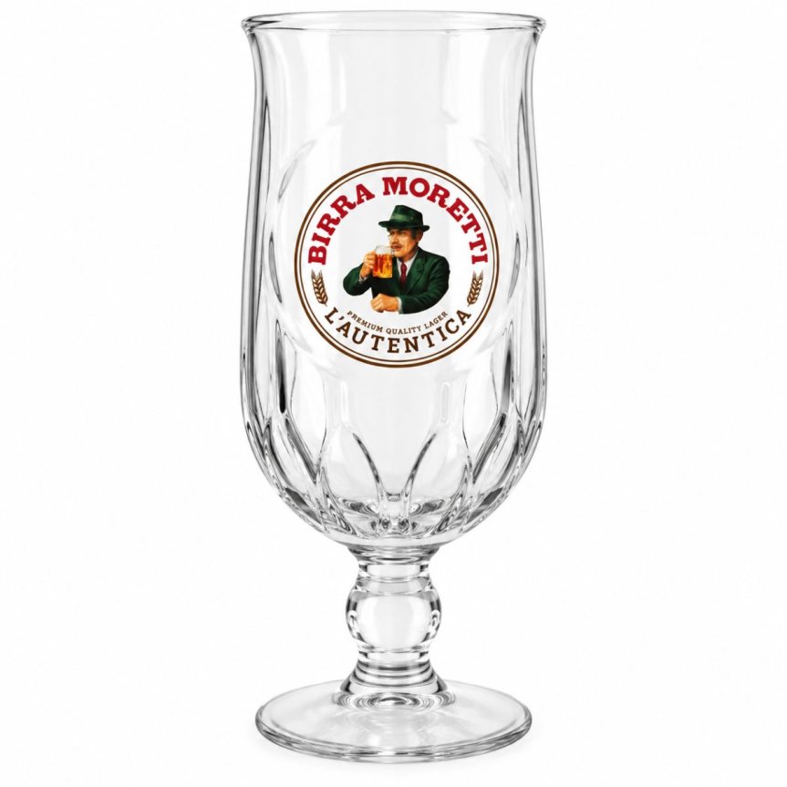 Zoom image of Birra Moretti beer glass 40 cl