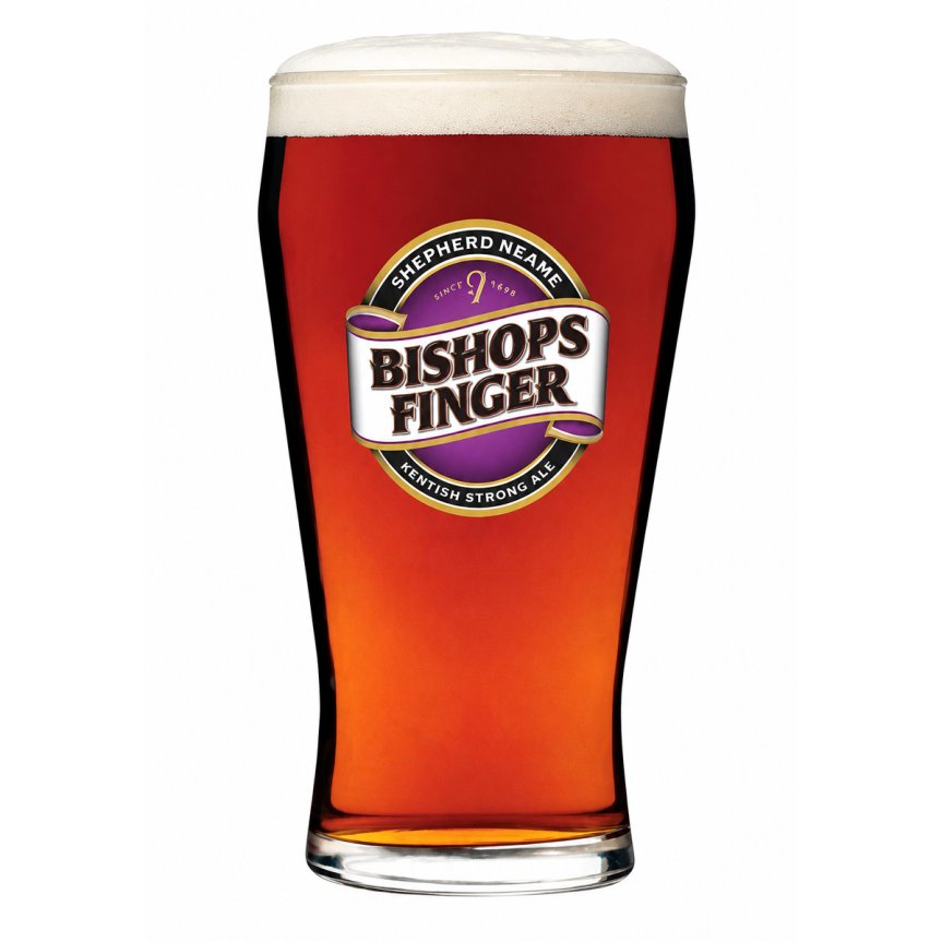 Zoom image of Bishops Finger beer glass pint