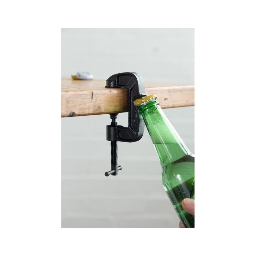 Bottle opener G-clamp