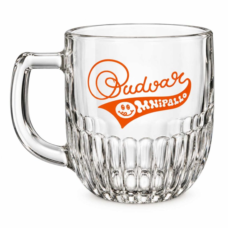 Zoom image of Budvar Omnipollo beer mug 40 cl
