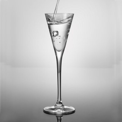 Capri Aquavit Snaps glass on foot 7 cl 2-pack