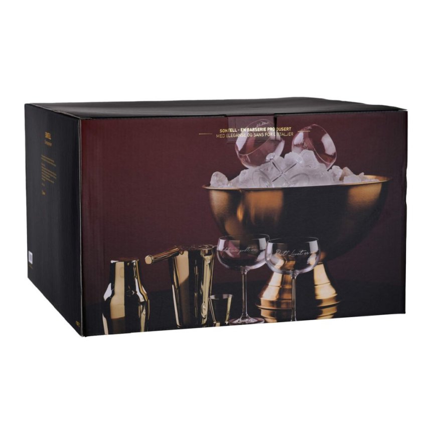 Champagne cooler gold 10 liters