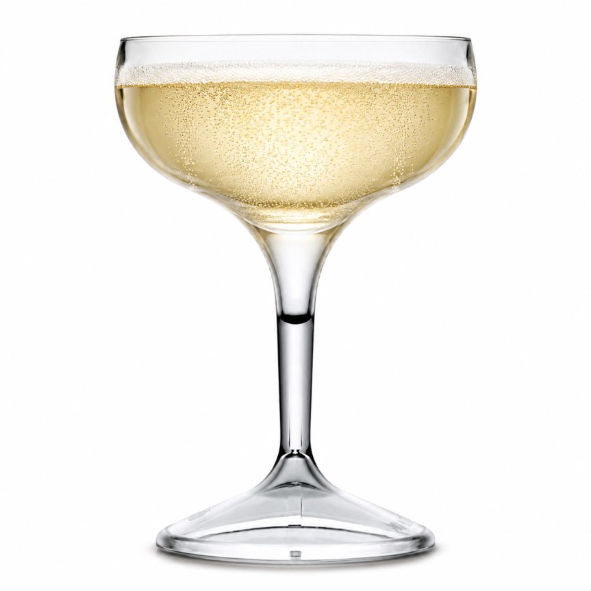 Zoom image of Tinto champagne glass coupe in plastic 25.5 cl