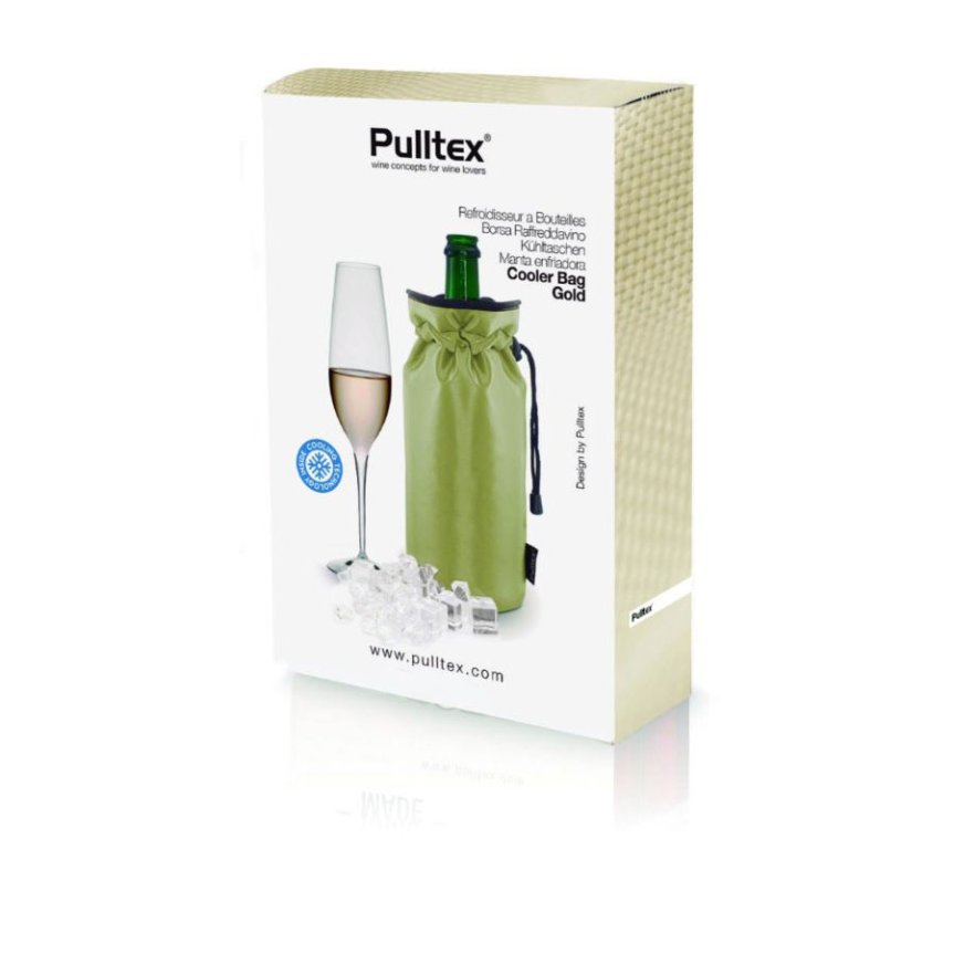 Champagne cooler bag gold Pulltex