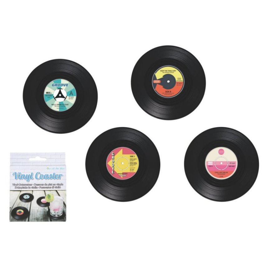 Vinyl Coasters 4-pack