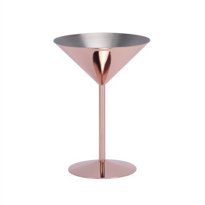 Copper Colored Moscow Mule martini glass stainless steel