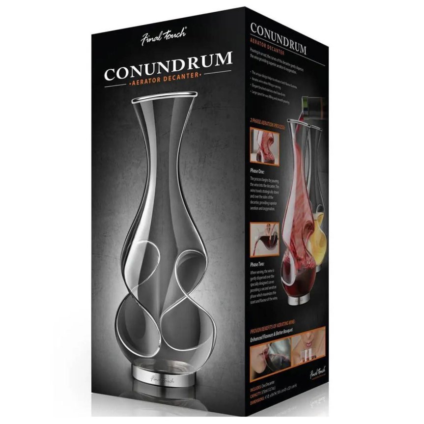 Conundrum wine carafe