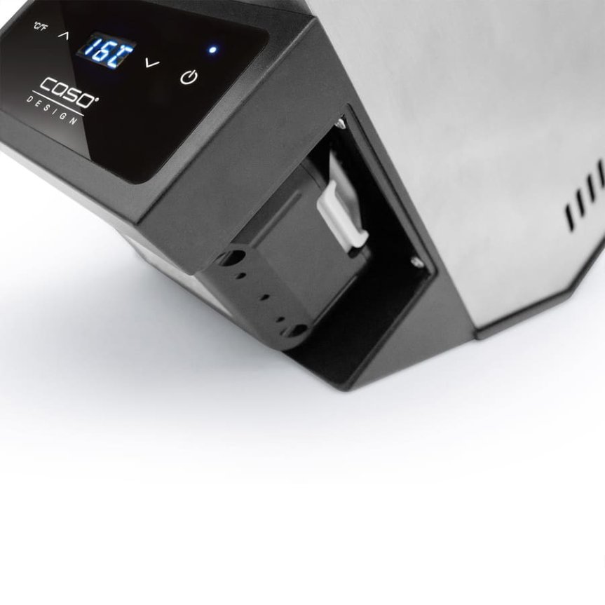Zoom image of Caso WineCase Deluxe Inox Battery-powered