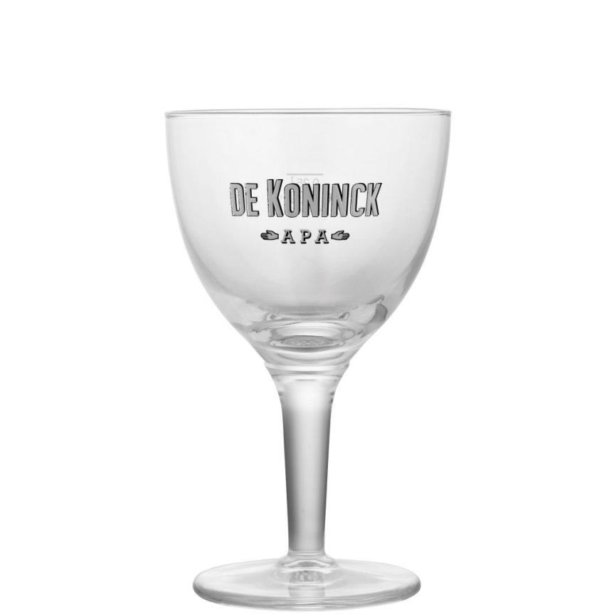 De Koninck APA beer glass